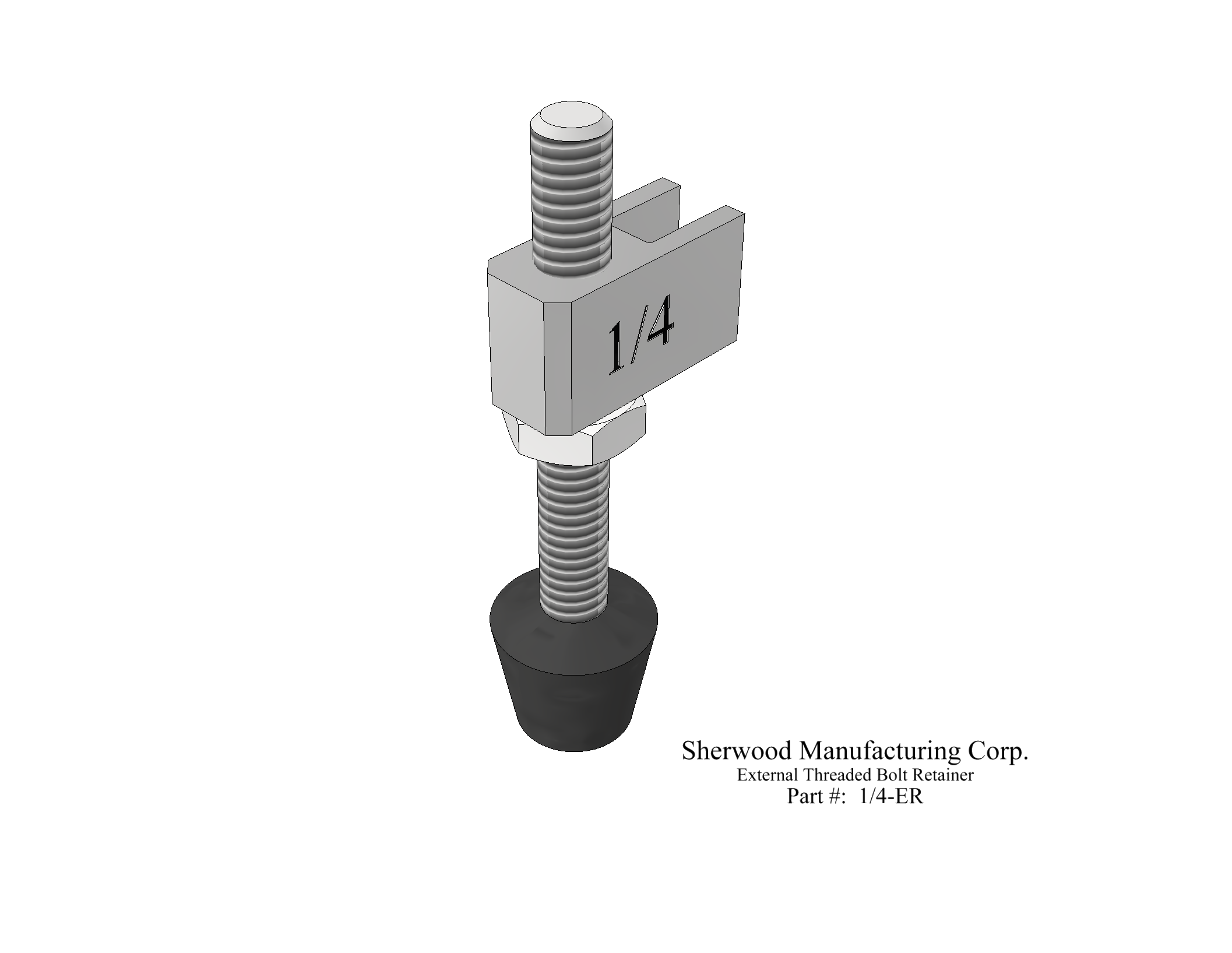 1/4-External Threaded Bolt Retainer – Sherwood